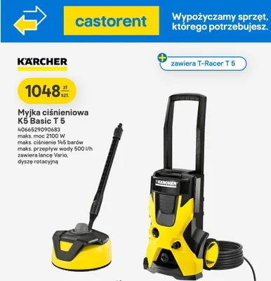 Myjka ciśnieniowa K5 Basic T 5 promocja w Castorama