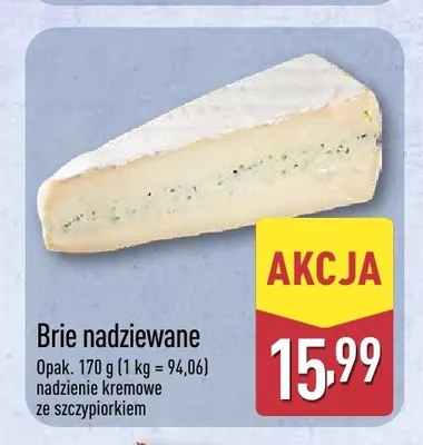 Ser Brie nadziewane ze szczypiorkiem promocja w Aldi