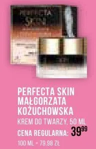 Perfecta skin małgorzata kożuchowska krem do twarzy promocja w Drogerie Natura