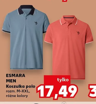 Koszulka polo ESMARA MEN rozm. M-XXL promocja w Kaufland
