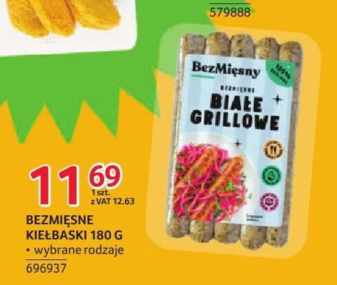Bezmięsne kiełbaski białe grillowe BezMięsny promocja w Selgros