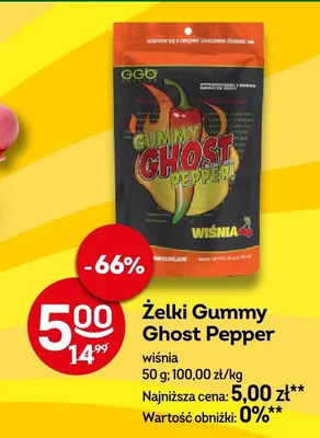 Żelki Gummy Ghost Pepper wiśnia promocja w Żabka