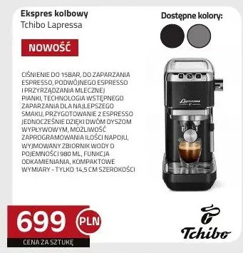 Ekspres kolbowy Tchibo Lapressa promocja w kakto.pl
