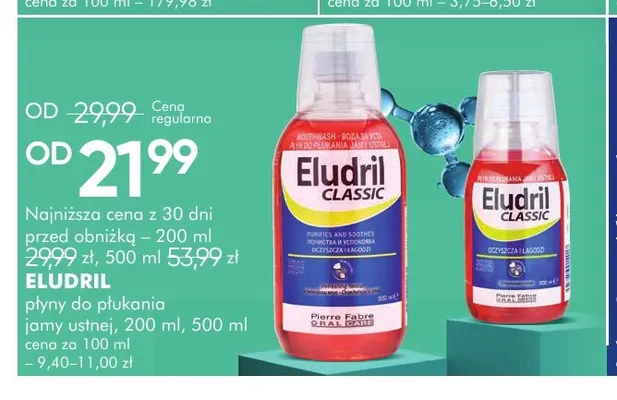 Płyn do płukania jamy ustnej Eludril Classic promocja w Super-Pharm