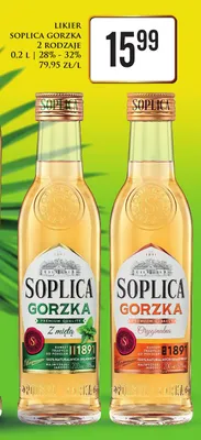 Likier Soplica Gorzka Z miętą promocja w Dino