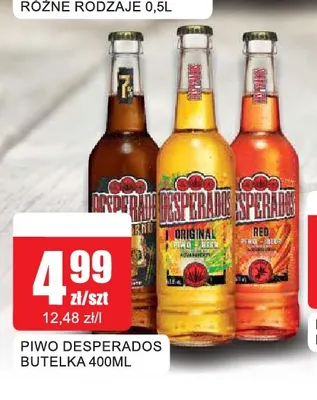 Piwo Desperados Original promocja w Bingo