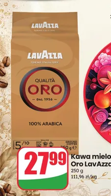 Kawa mielona Oro LavAzza promocja w Dino