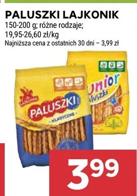 Paluszki Lajkonik promocja w Stokrotka