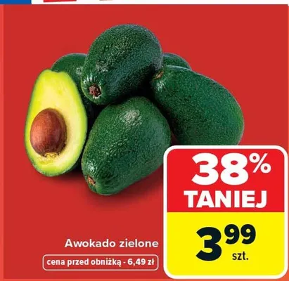 Awokado zielone promocja w Carrefour Market