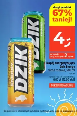 Napój energetyzujący różne rodzaje promocja w Dealz