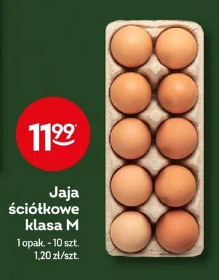 Jaja ściółkowe klasa M promocja w Żabka