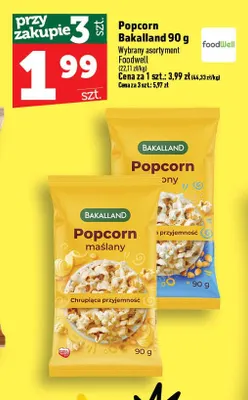 Popcorn Bakalland maślany promocja w TOPAZ