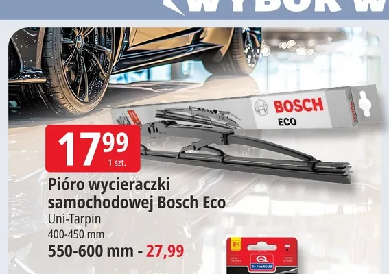 Pióro wycieraczki samochodowej Bosch Eco 400-450 mm promocja w Leclerc