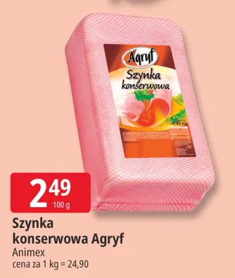 Szynka konserwowa Agryf promocja w Leclerc