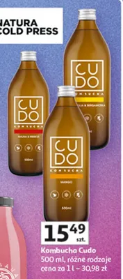 Kombucha Cudo promocja w Auchan