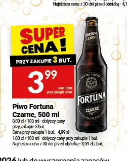 Piwo Fortuna Czarne promocja w Twój Market