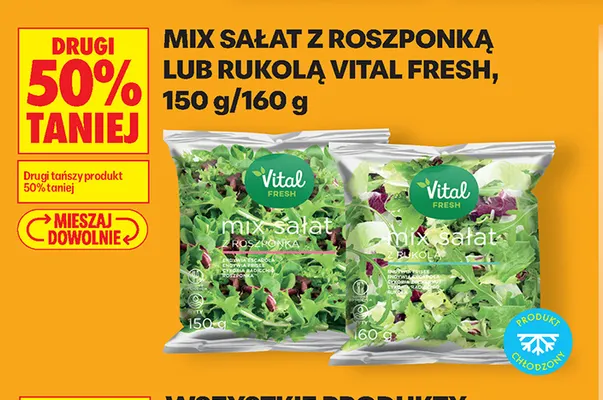 Mix sałat z rukolą Vital Fresh promocja w Biedronka