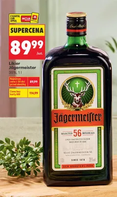 Likier Jägermeister promocja w Biedronka