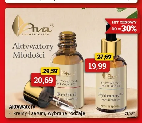 Aktywator Młodości Hydranov Ava Laboratorium promocja w Drogeria Kosmyk