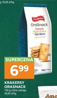 Krakersy OraSnack promocja w Stokrotka