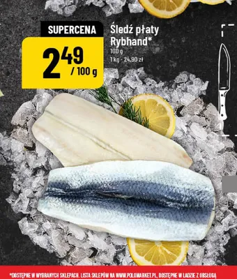 Śledź płaty RYBHAND promocja w POLOmarket