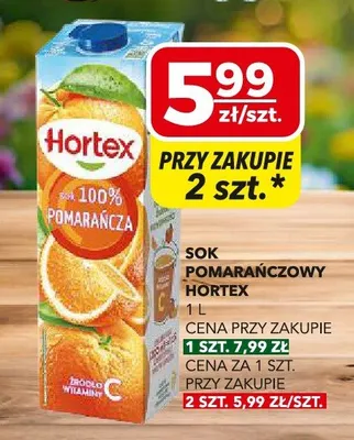 Sok pomarańczowy promocja w Top Market