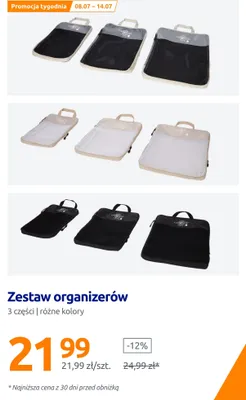 Zestaw organizerów Cape Cod Travel promocja w Action