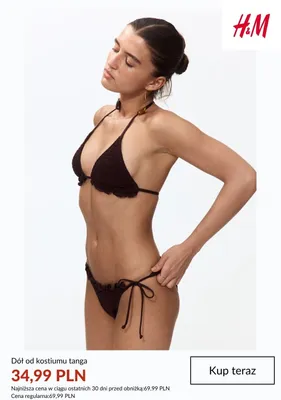 Dół od kostiumu tanga H&M promocja w H&M