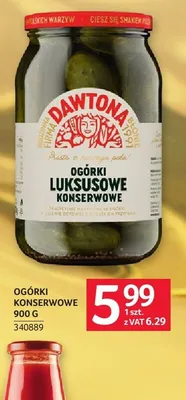 Ogórki luksusowe konserwowe Dawtona promocja w Selgros