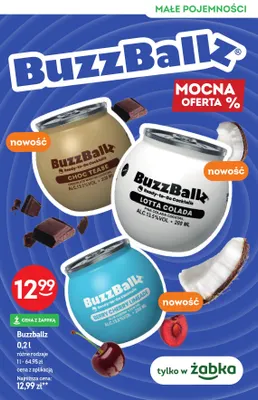 Drink Buzzballz Choc Tease promocja w Żabka