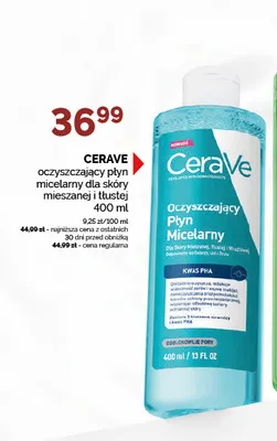 Oczyszczający płyn micelarny dla skóry mieszanej i tłustej CeraVe promocja w Ziko Dermo