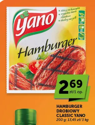 Hamburger drobiowy classic Yano promocja w ABC