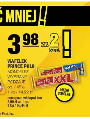 Wafelek Prince Polo promocja w SPAR