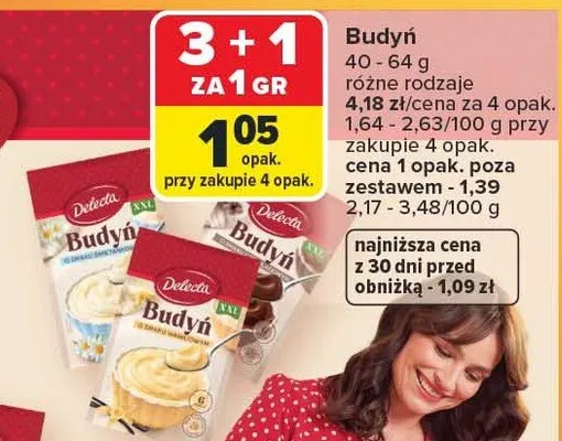 Budyń promocja w Carrefour Market