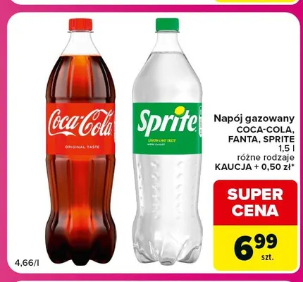 Napój gazowany Fanta promocja w Carrefour Express