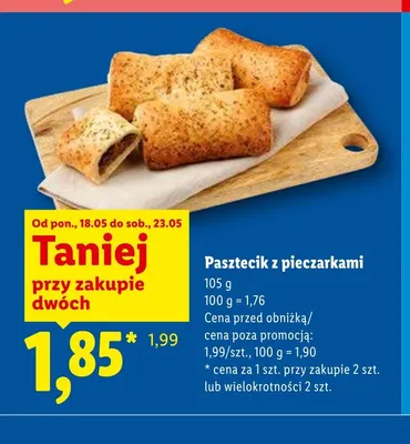 Pasztecik z pieczarkami promocja w Lidl