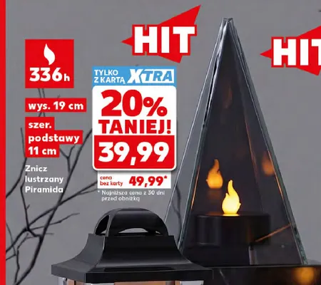 Znicz lustrzany Piramida promocja w Kaufland