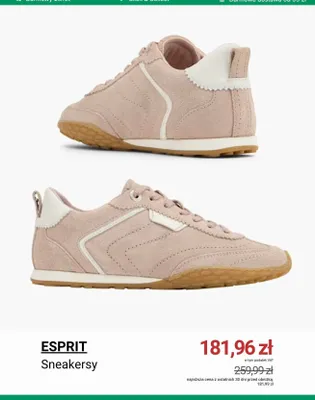 Sneakersy ESPRIT promocja w Deichmann