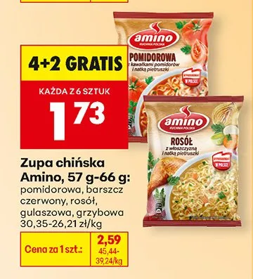 Zupa chińska pomidorowa promocja w Biedronka