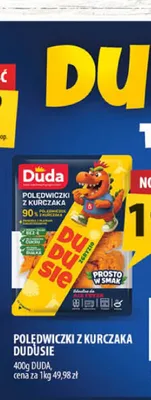 Polędwiczki z kurczaka Dudusie Duda promocja w Arhelan
