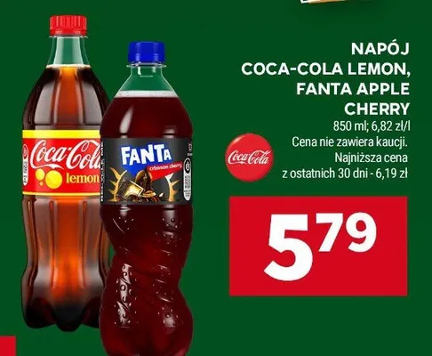 Napój Coca-Cola Lemon promocja w Stokrotka