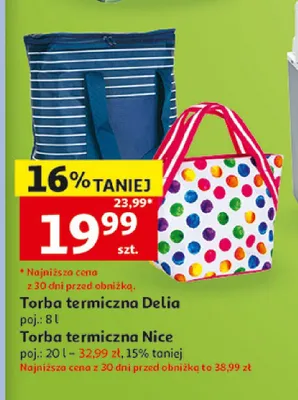 Torba termiczna Delia Gardenstar 8 l promocja w Auchan