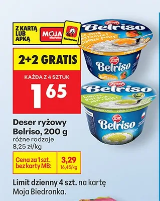 Deser ryżowy różne rodzaje promocja w Biedronka