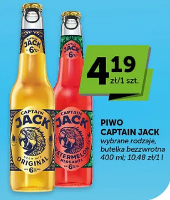 Piwo Captain Jack promocja w Groszek