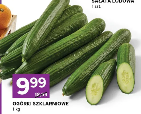 Ogórki szklarniowe promocja w Stokrotka