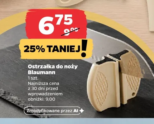 Ostrzałka do noży Blaumann promocja w Netto