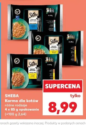 Karma dla kotów Sheba promocja w Kaufland