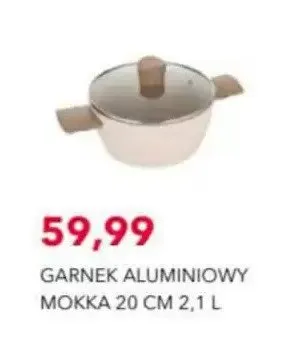 Garnek aluminiowy Mokka 20 cm 2,1 l promocja w Nela