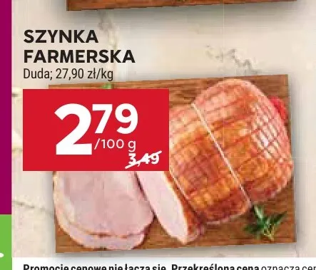 Szynka farmerska Duda promocja w Stokrotka
