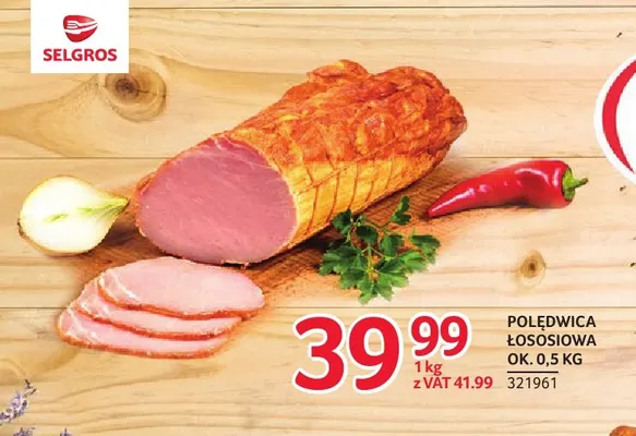 Polędwica łososiowa ZMB Białystok promocja w Selgros